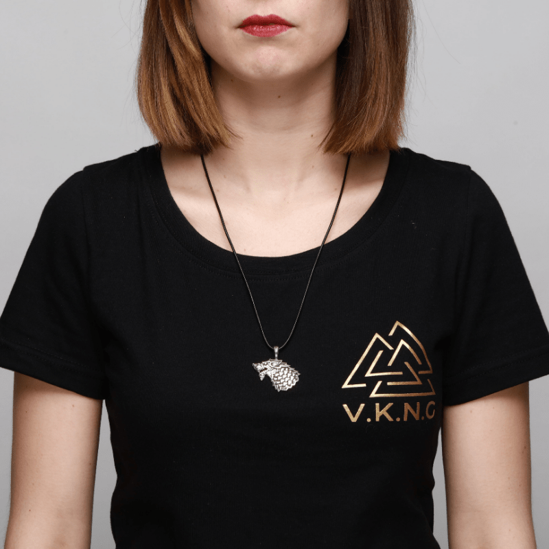 vkngjewelry Pendant Freki Wolf Of Odin Necklace
