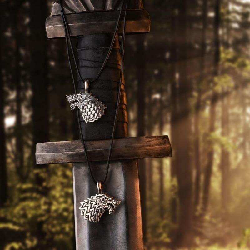 vkngjewelry Pendant Freki Wolf Of Odin Necklace