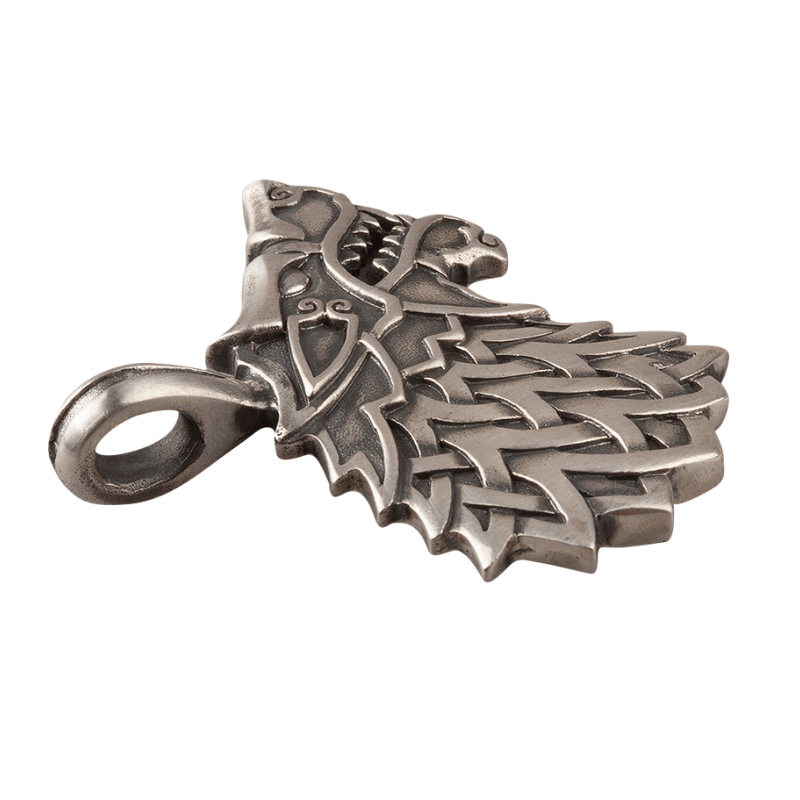 vkngjewelry Pendant Geri Wolf Of Odin Necklace