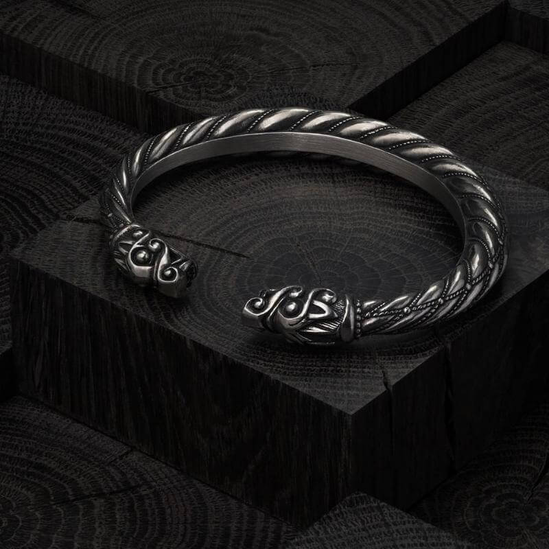 vkngjewelry Bracelet Gotland Dragon Torc