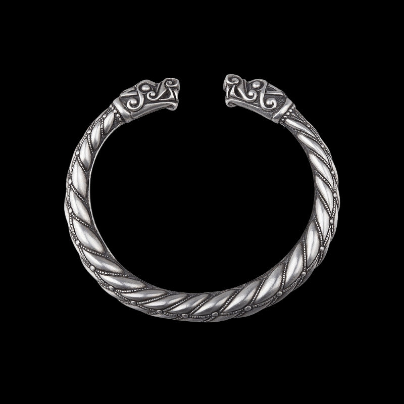 vkngjewelry Bracelet Handcrafted Gotland Dragon Torc
