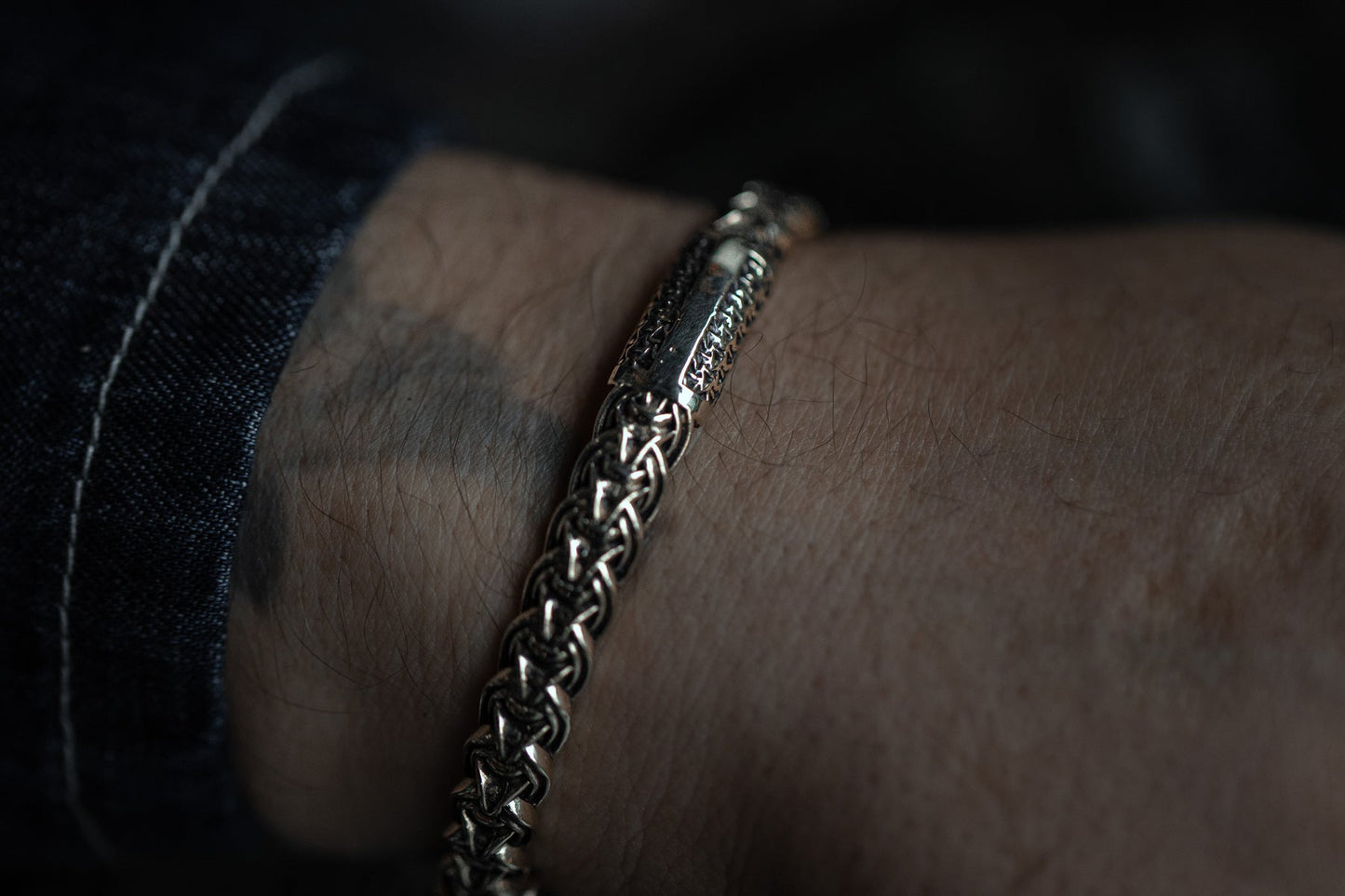 vkngjewelry Bracelet Handcrafted Brass Nordic Fenrir Arm Ring