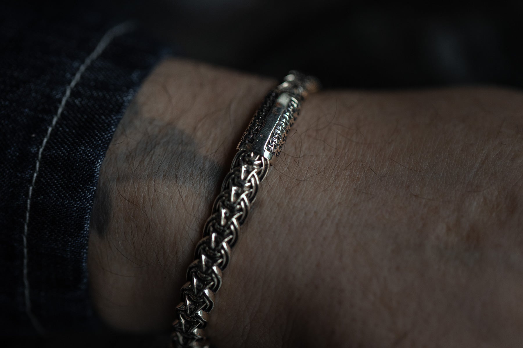 vkngjewelry Bracelet Handcrafted Brass Nordic Fenrir Arm Ring