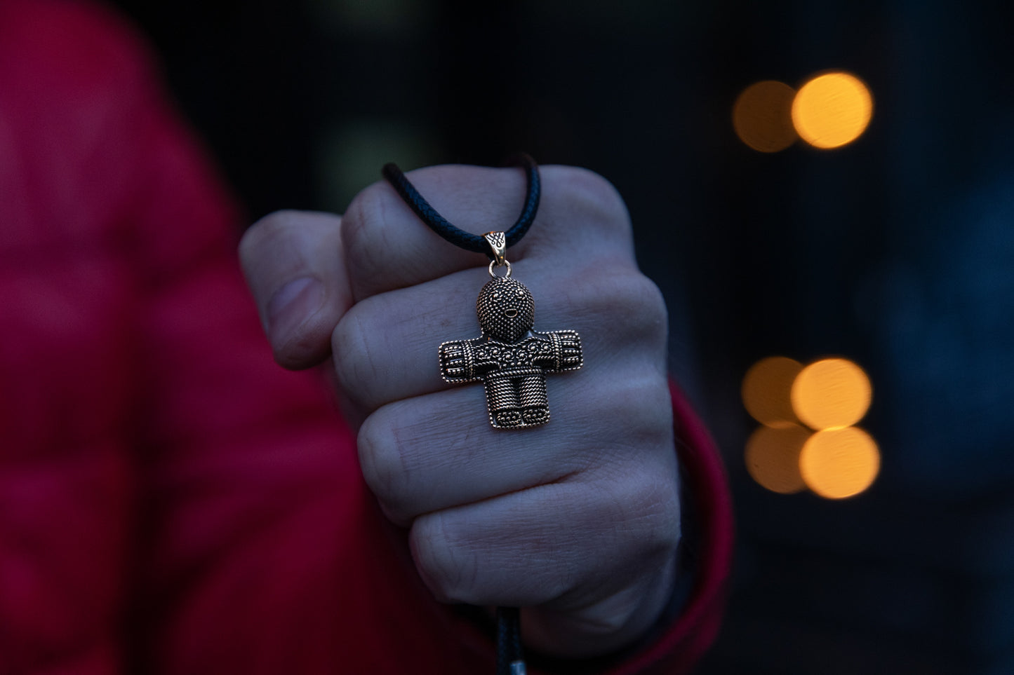 vkngjewelry Pendant Handcrafted Brass Viking Crucifix Pendant