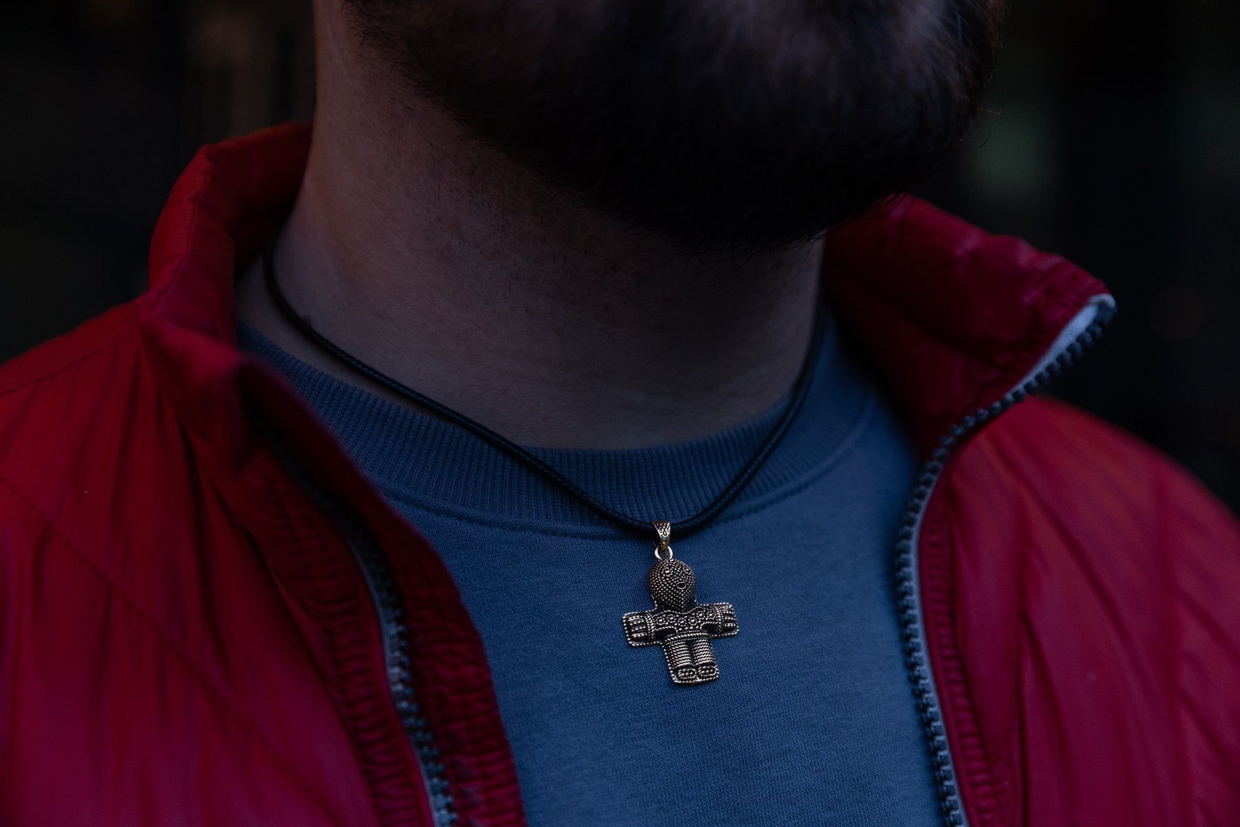 vkngjewelry Pendant Handcrafted Brass Viking Crucifix Pendant