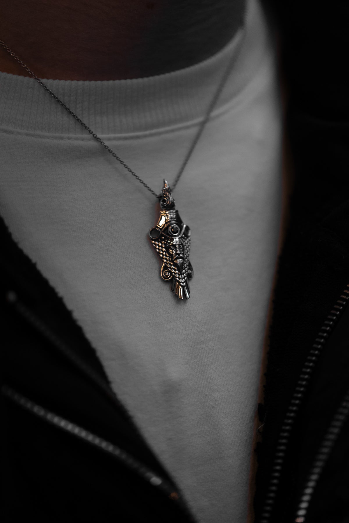 vkngjewelry Pendant Handcrafted Raven Pendant Inspired by Uppåkra Finds