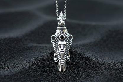 vkngjewelry Pendant Handcrafted Raven Pendant Inspired by Uppåkra Finds