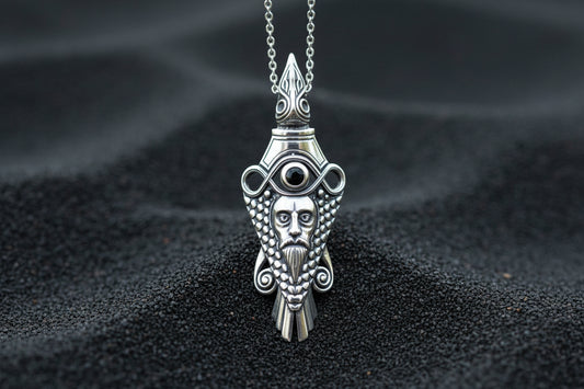 vkngjewelry Pendant Handcrafted Raven Pendant Inspired by Uppåkra Finds