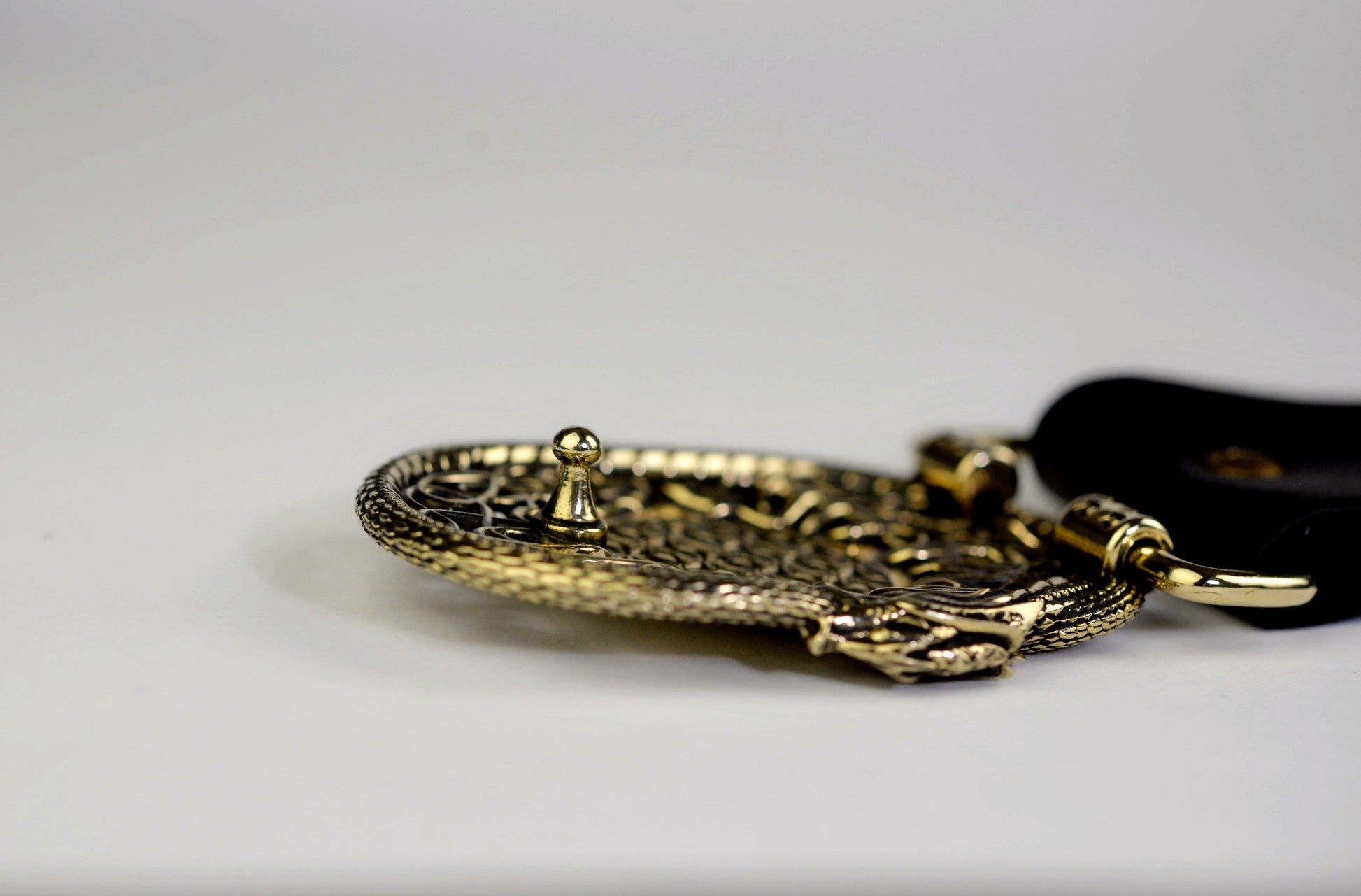 vkngjewelry Belt Handcrafted Serpent’s Compass Belt Buckle