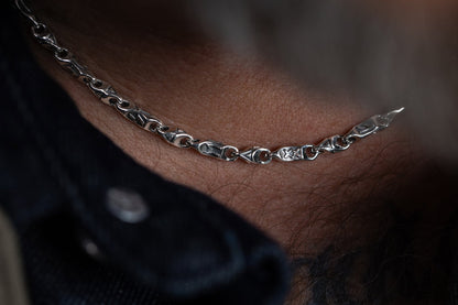 vkngjewelry Pendant 925 Sterling Silver Elder Futhark Rune Chain, Protective Rune Amulet