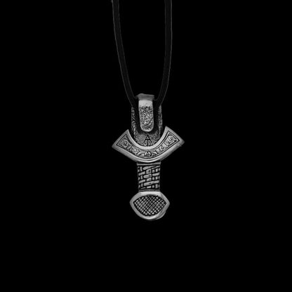 vkngjewelry Pendant Handcrafted Sword Ulfberht Sterling Silver Pendant