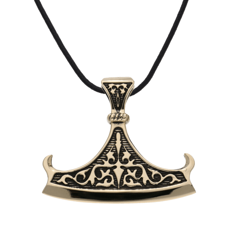 vkngjewelry Pendant Perun Axe Blade Slavic Amulet Bronze Pendant