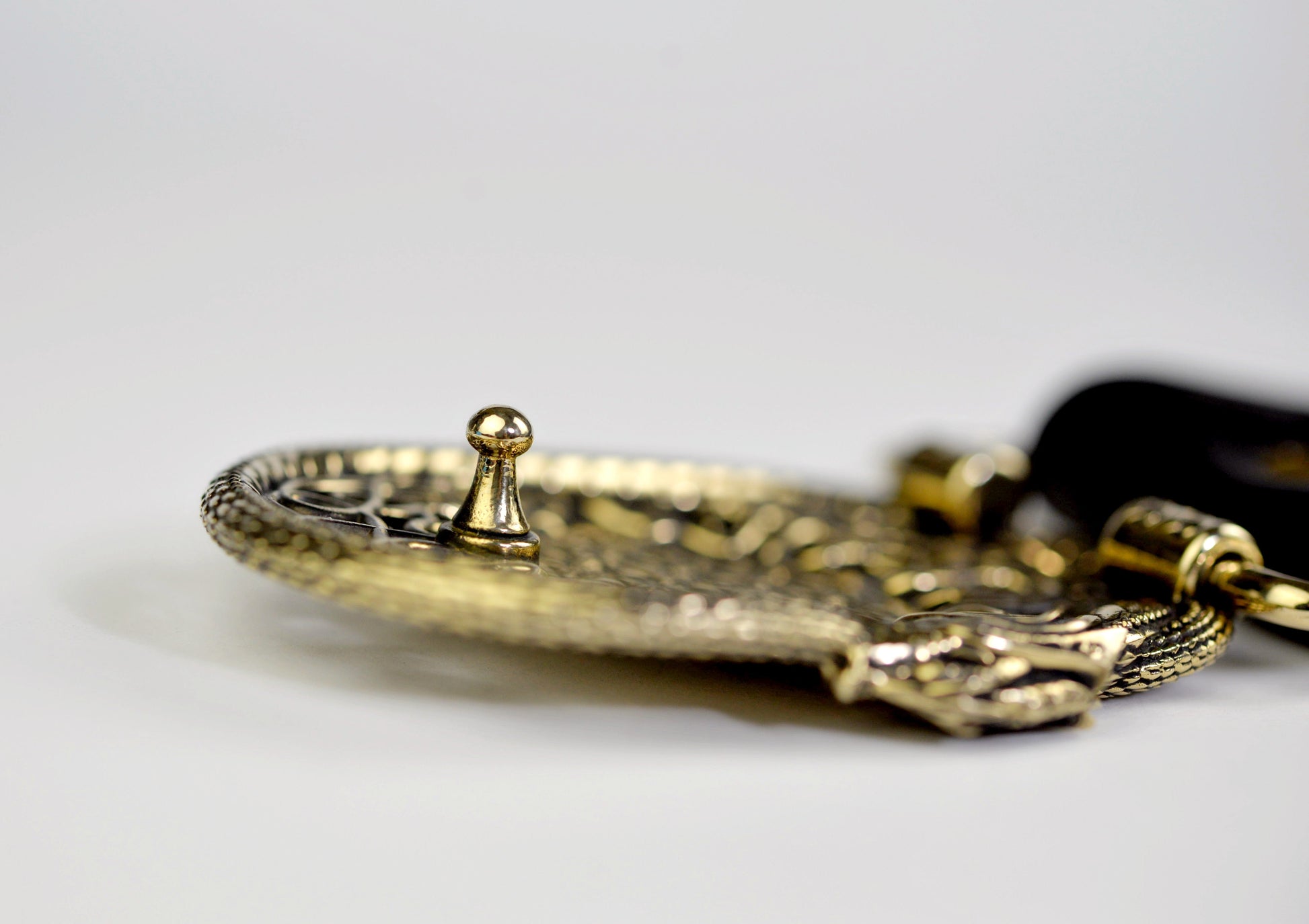 vkngjewelry Belt Handmade Viking Valknut Brass Belt Buckle