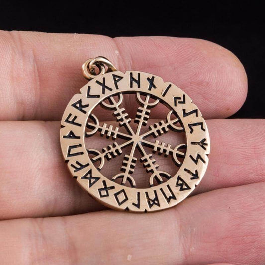 24 Viking Beads Runes Elder Futhark 316L