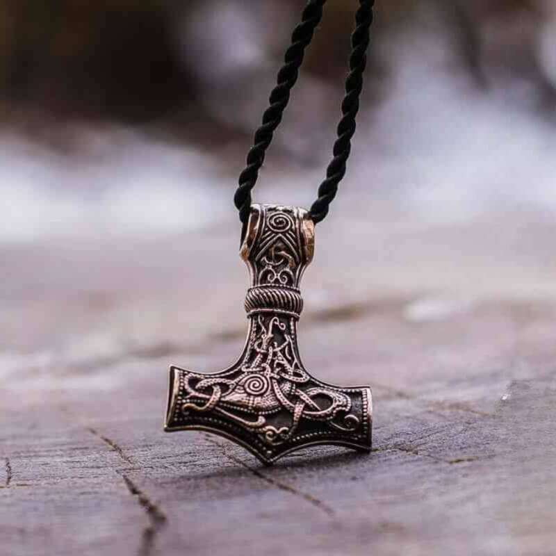 FaithHeart Personalised Thor Hammer Necklace Viking India | Ubuy