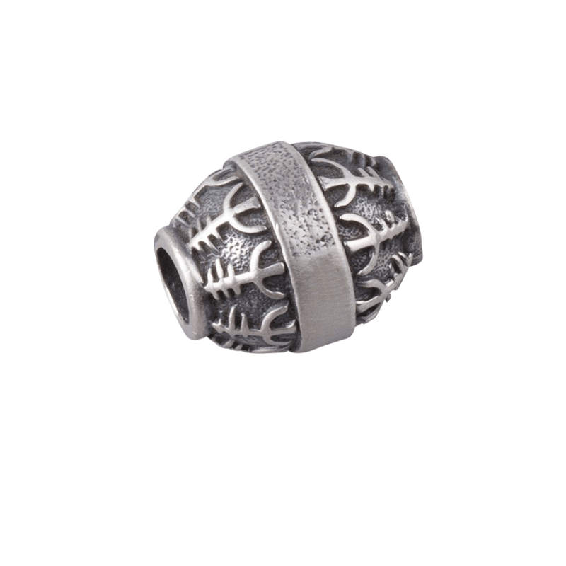 vkngjewelry Pendant Icelandic Magical Stave Bead Aegishjalmr Sterling Silver Pendant