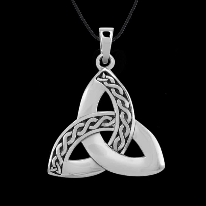 vkngjewelry Pendant Irish Infinity Knots Trinity Triquetra Knot 925 Sterling silver Pendant