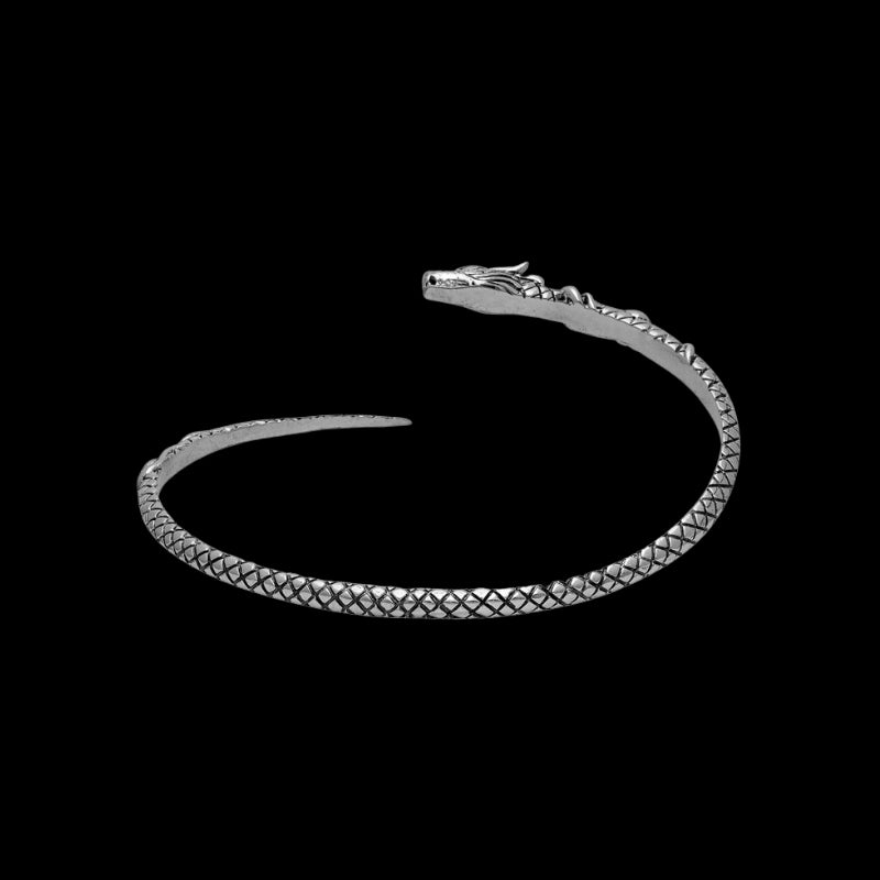 vkngjewelry Bracelet Jormungandr Bangle Sterling Silver