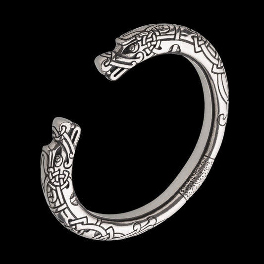 vkngjewelry Bracelet Jormungandr Norse Mythical Beast Armring