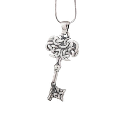 vkngjewelry Pendant Key Viking Ornament Sterling Silver Pendant