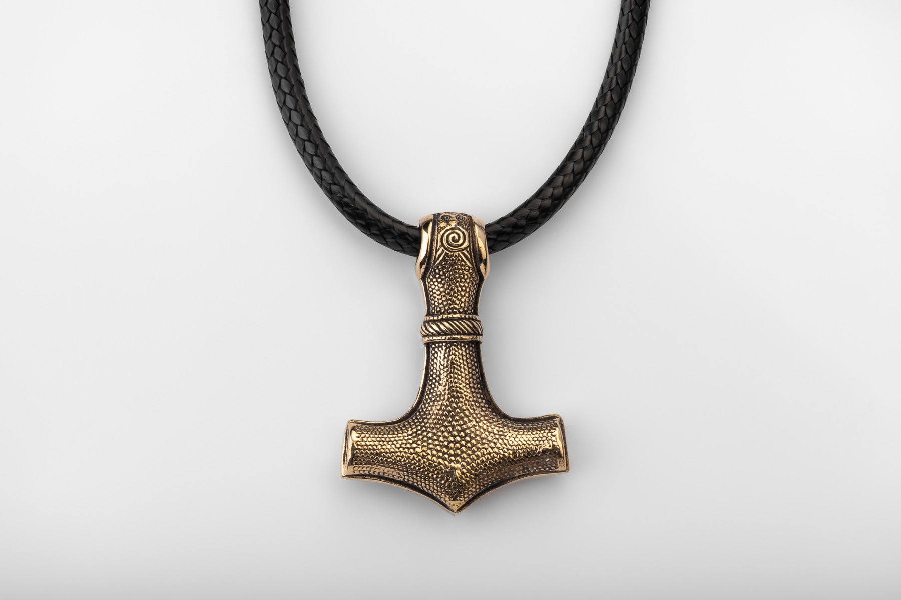 vkngjewelry Pendant Brass Mammen Axe Pendant Handcrafted Thor’s Hammer Necklace