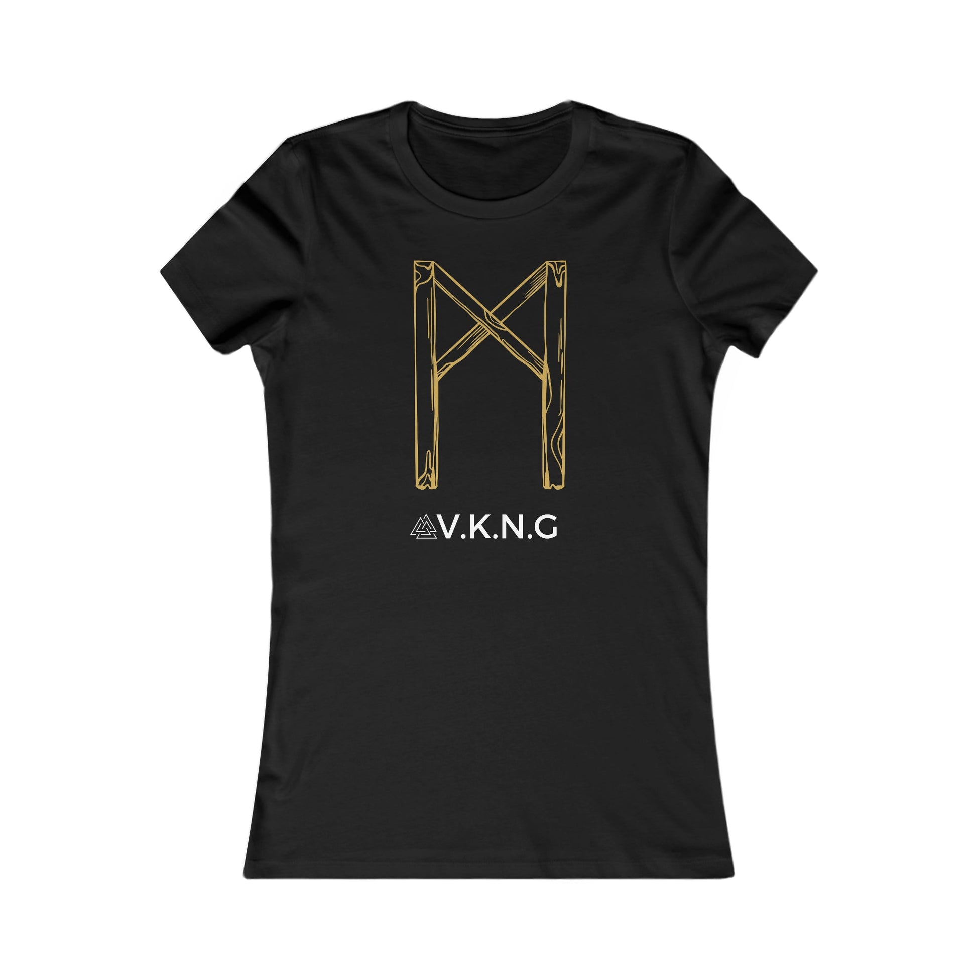 Printify T-Shirt Mannaz Rune V.K.N.G™ T-shirt Girly Cut