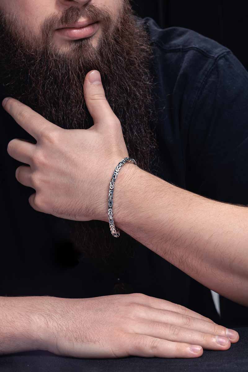 vkngjewelry Bracelet Massive Byzantium Link Bracelet