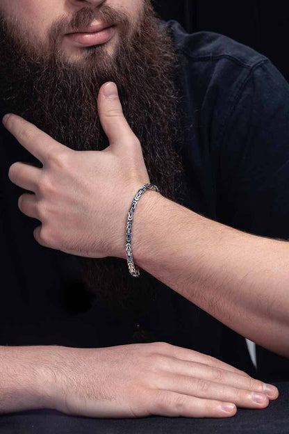 vkngjewelry Bracelet Massive Byzantium Link Bracelet