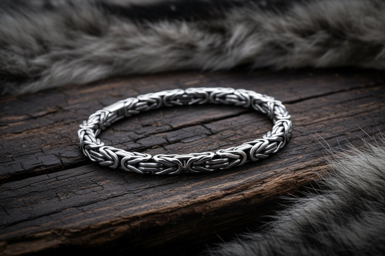 vkngjewelry Bracelet Massive Byzantium Link Bracelet