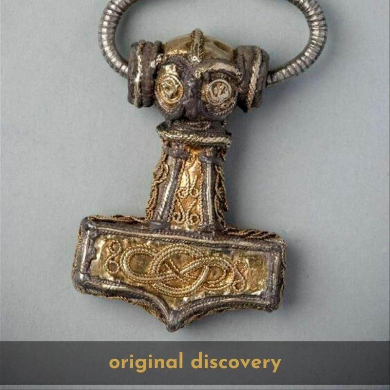 vkngjewelry Pendant Mjolnir of Ödeshög Copper