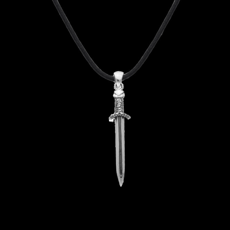 vkngjewelry Pendant Norse Sword Sterling Silver Pendant