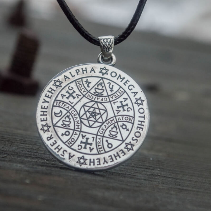 vkngjewelry Pendant Handcrafted Occult Necklace Sterling Silver Handmade Jewelry