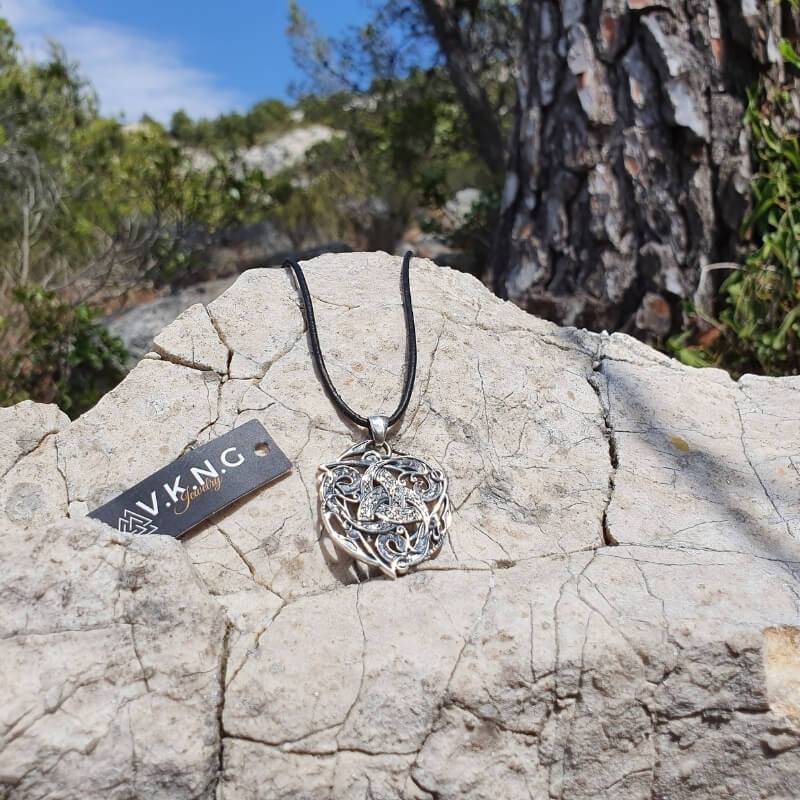 vkngjewelry Pendant Odin Horn Symbol Ornament Sterling Silver Pendant