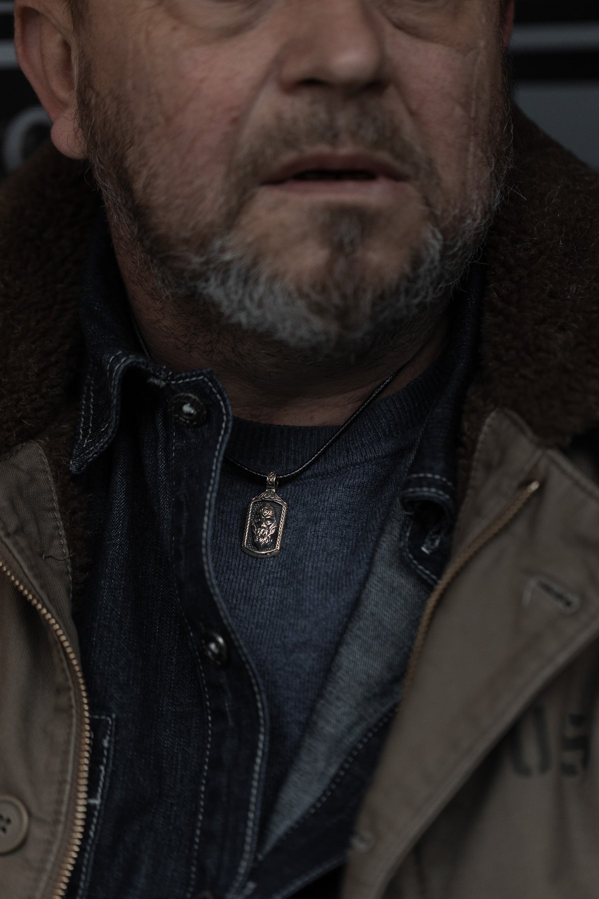 vkngjewelry Pendant Solid Brass Odin Pendant Handcrafted Viking Allfather Necklace