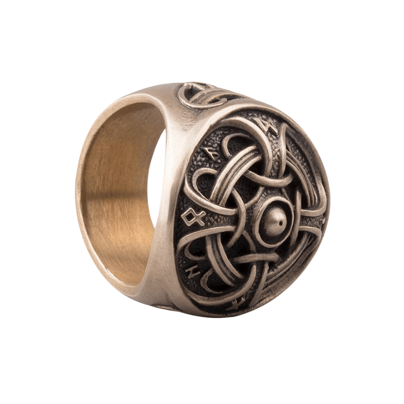 vkngjewelry Bagues Odin Ring Bronze