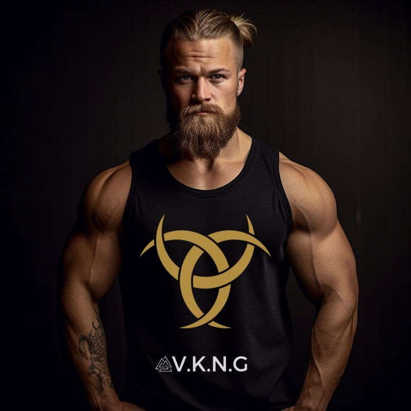 Printify Tank Top Odin's Horns  V.K.N.G™ Tank top