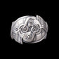 vkngjewelry Bagues Odin's Raven Silver Ring
