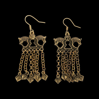 vkngjewelry Pendant Pendientes of Staraya Ladoga Bronze Earrings