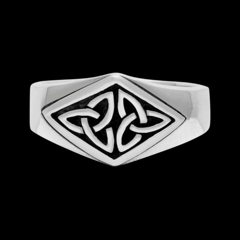 vkngjewelry Bagues 925 Sterling Silver Celtic Triquetra Ring