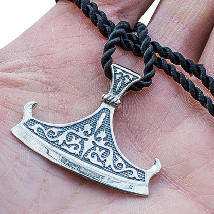 vkngjewelry Pendant Perun Axe Blade Slavic Sterling Silver Pendant