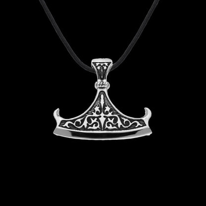 vkngjewelry Pendant Handcrafted  Perun Axe Blade Slavic Sterling Silver Pendant