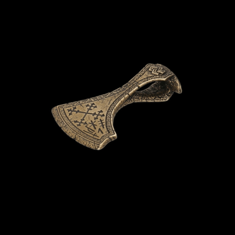 vkngjewelry Pendant Perun’s Axe Bronze Pendant
