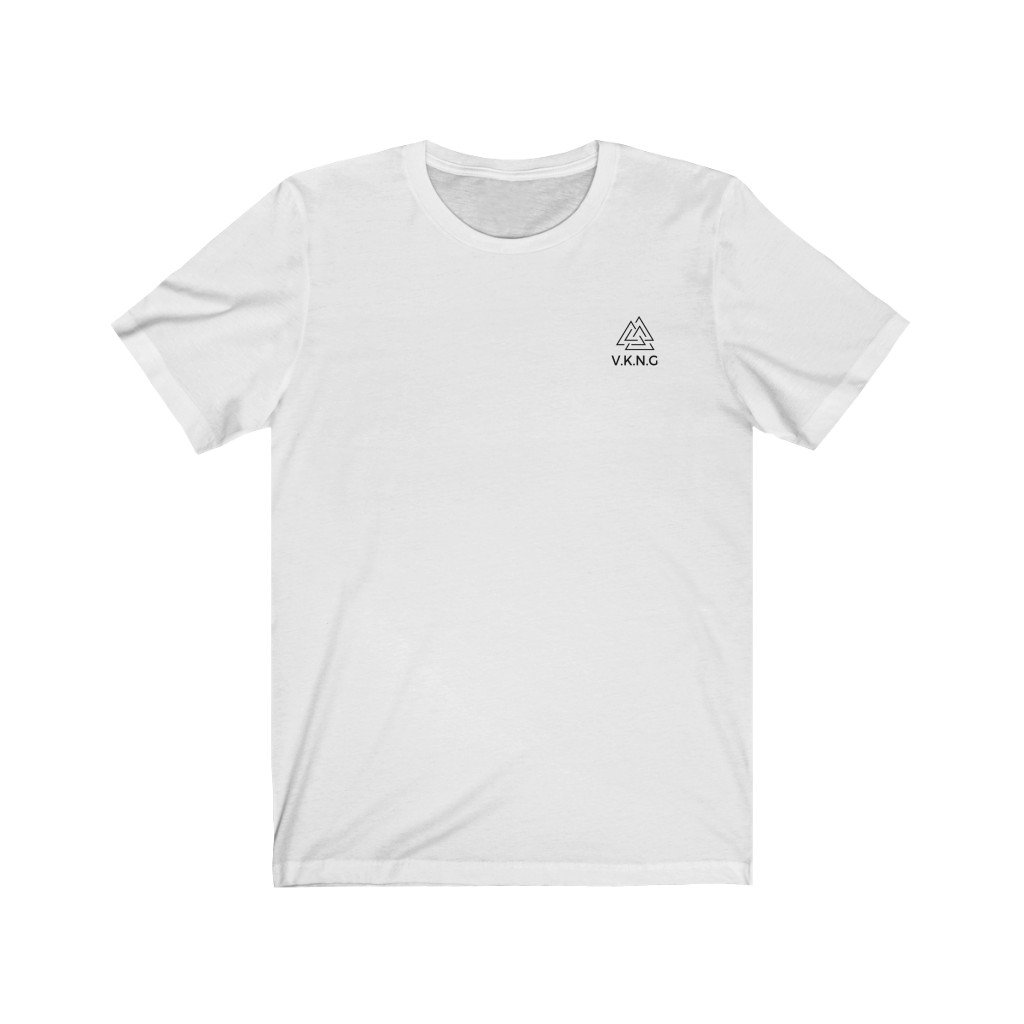 Printify T-Shirt V.K.N.G™ Tyr vs Fenrir Tshirt (Logo + Back)