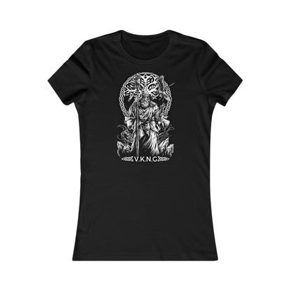 Printify T-Shirt Odin the Wanderer V.K.N.G™ T-shirt Girly Cut