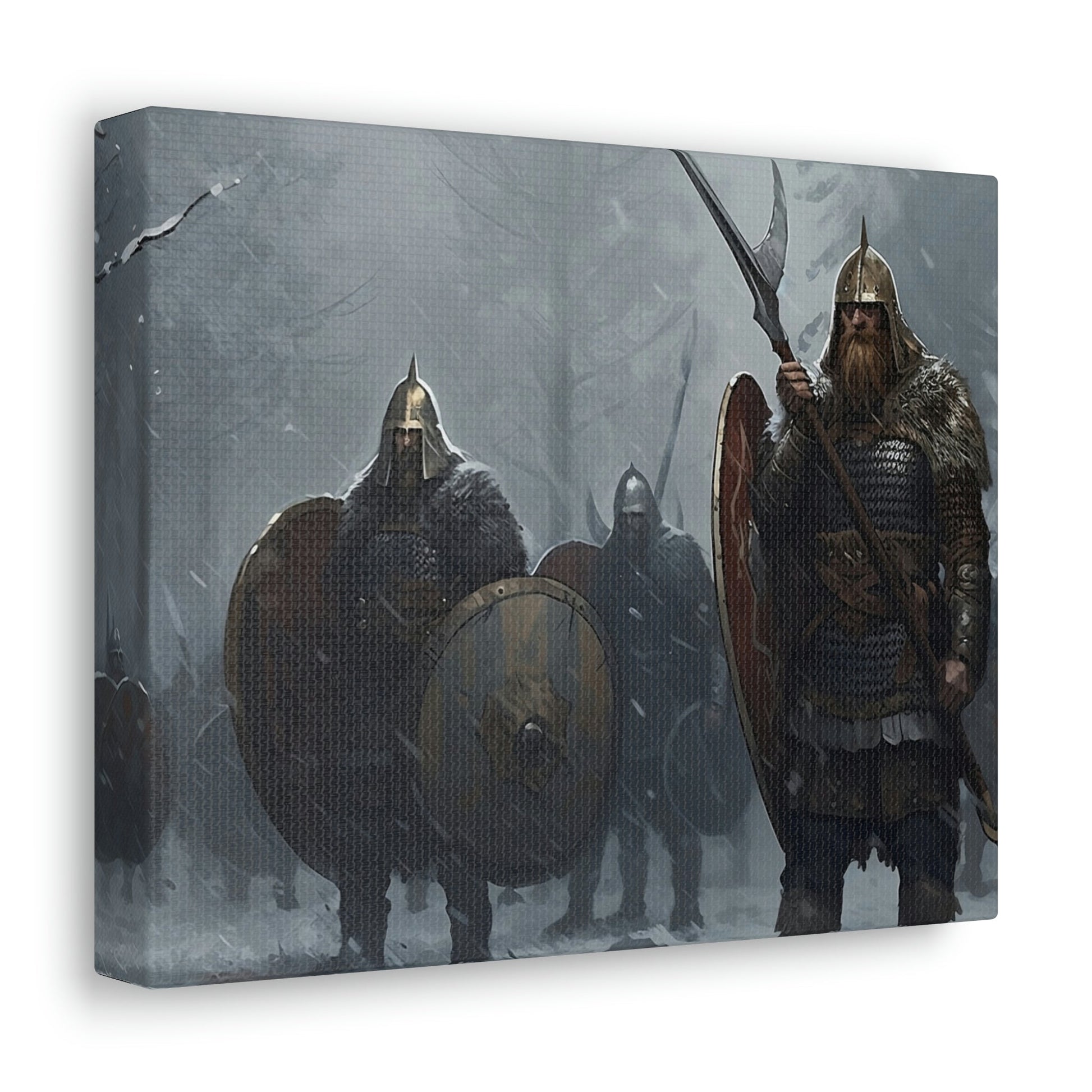 Printify Canvas Canva 16:9 Group of Vikings in snow v1