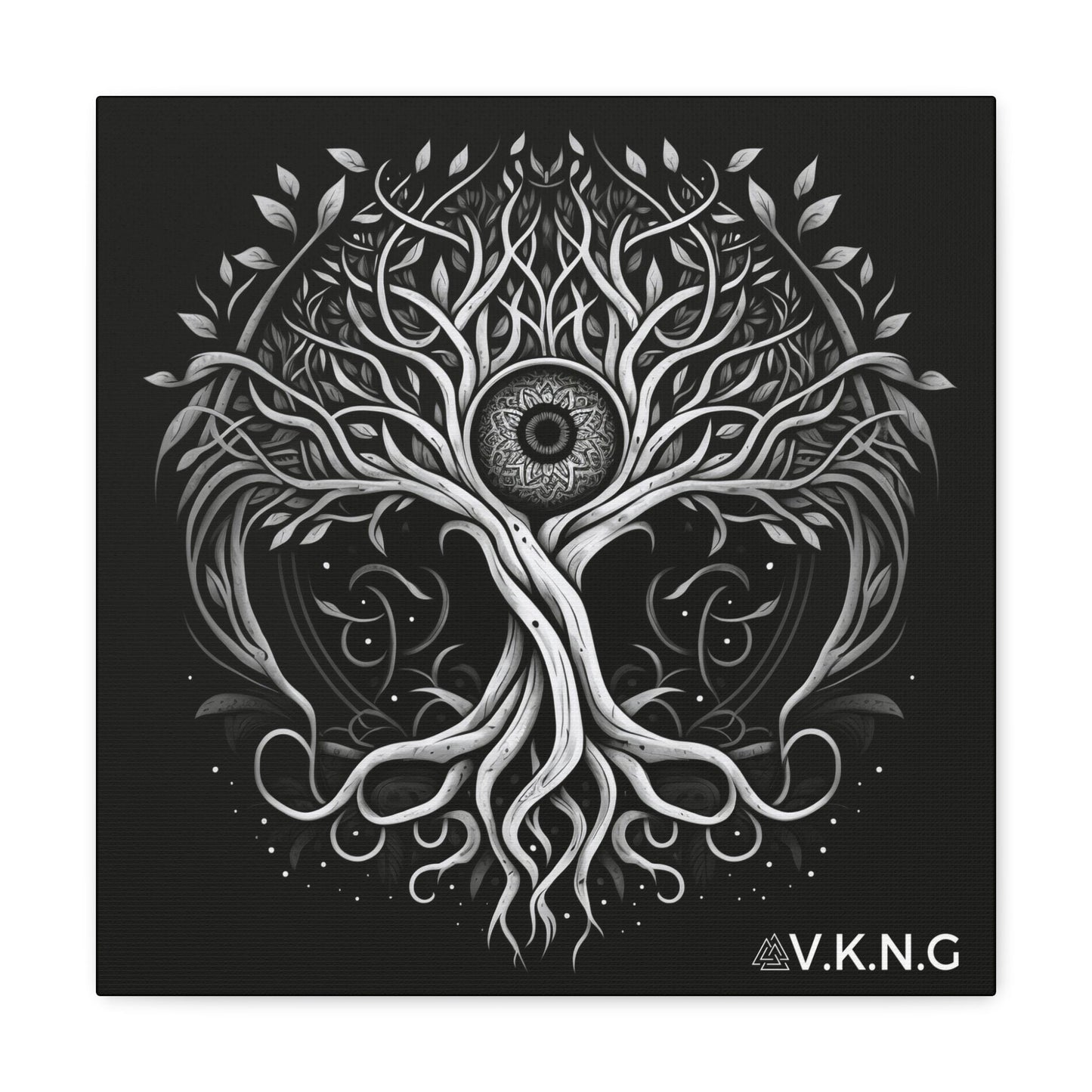 Printify Canvas Canva 1:1 Yggdrasil And Odin Eye