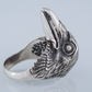vkngjewelry Bagues Raven Natural Sterling Silver Ring