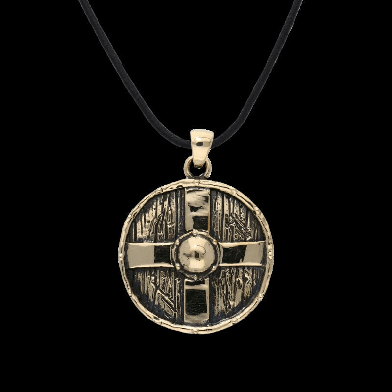 vkngjewelry Pendant Rollo's Shield Bronze Pendant