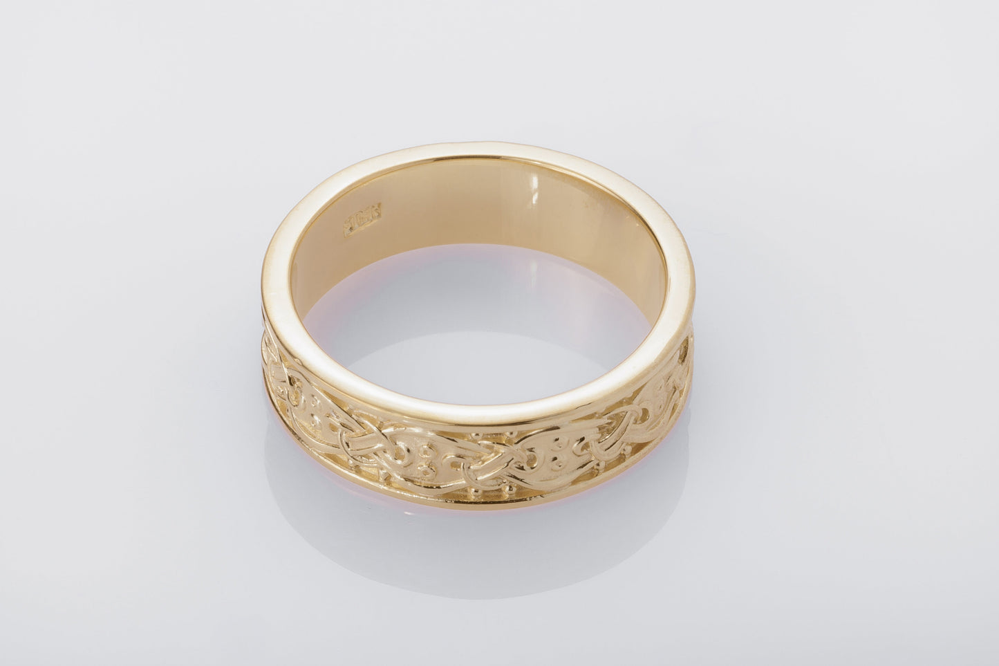 vkngjewelry Ring Handcrafted  Scandinavian Ornament Gold Ring