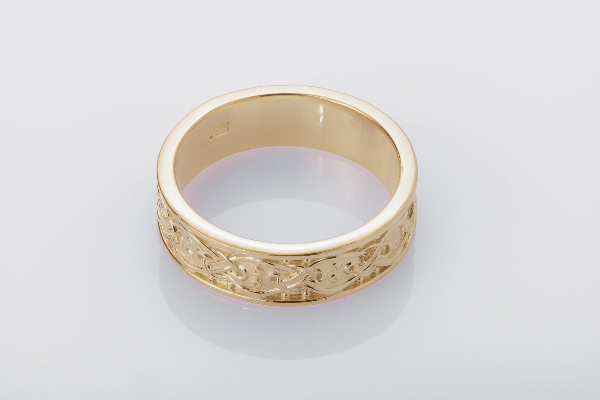 vkngjewelry Ring Handcrafted  Scandinavian Ornament Gold Ring